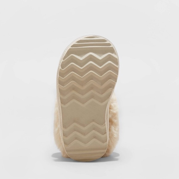 Cat and Jack Toddler Girls Channing Clog Slippers Gold - Picture 8 of 8